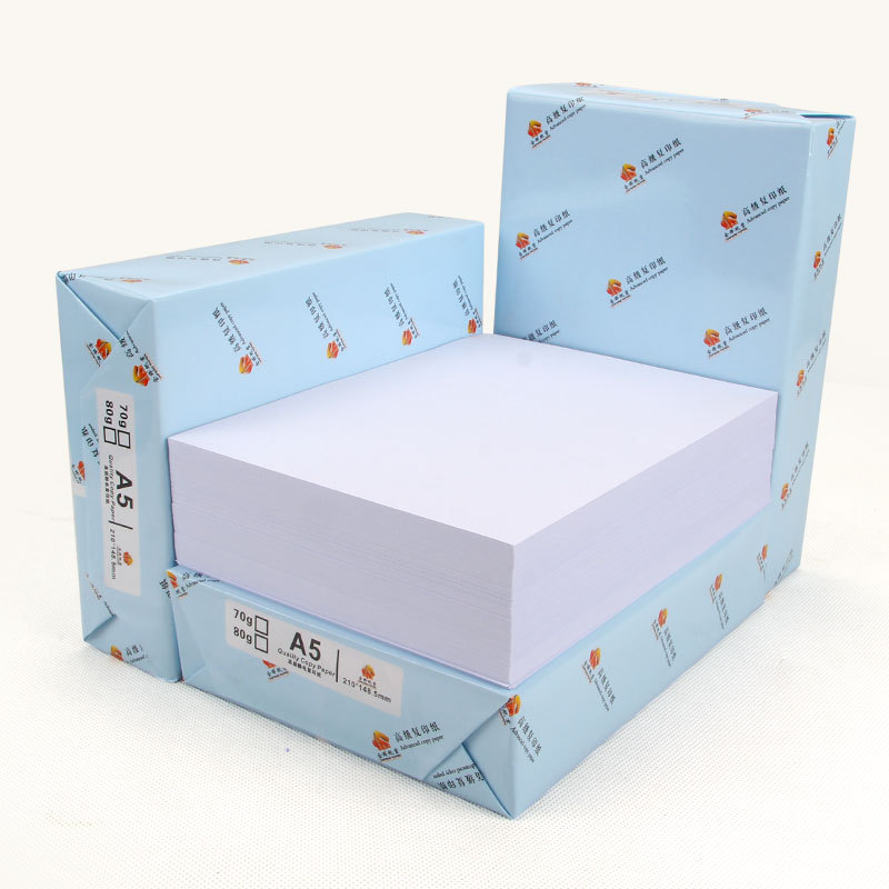 Picture of A4/A5 Printing Paper 70g Thickeneded 500 Sheets Package High-Definition Copy Paper Original Wood Pulp Non-Cardboard Printing Shop Exclusive