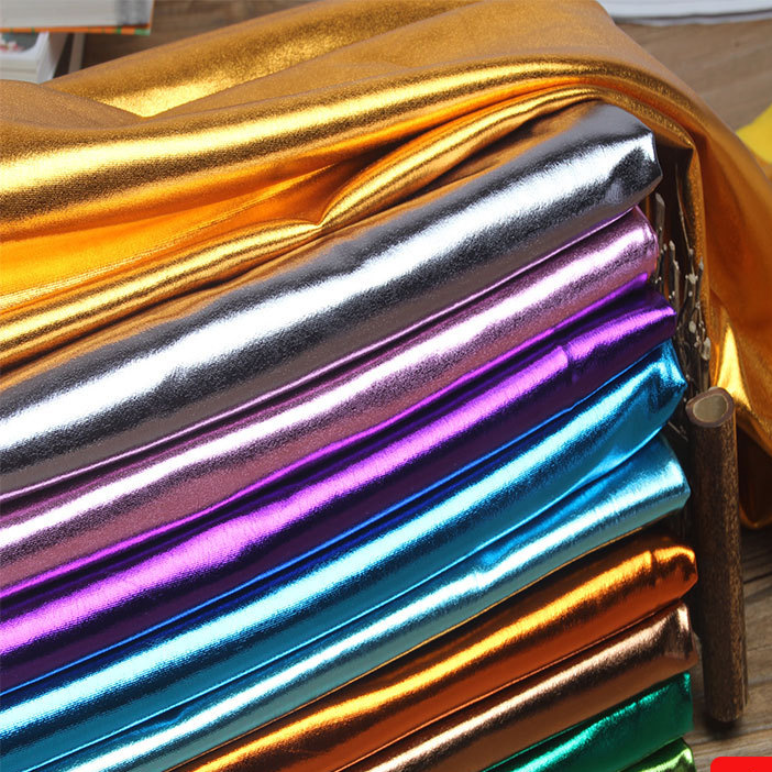 Golden Cloth High-grade Spandex Gold Cloth Full Edition Four-sided Elastic Gold Cloth Bronzing Cloth Stage Performance Clothing Cloth