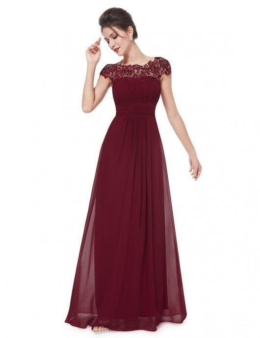 Picture of Elegant European bridesmaid dress Jane European elegant lace bridesmaid evening dress women's clothing