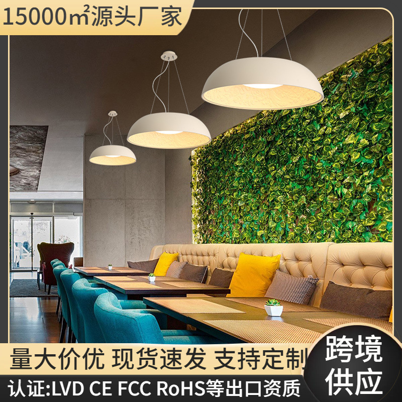 Cross-border Hot Selling Nordic Restaurant Chandelier Designer Hanging Garden Dining Table Lights Living Room Lights Creative Exhibition Hall Lights