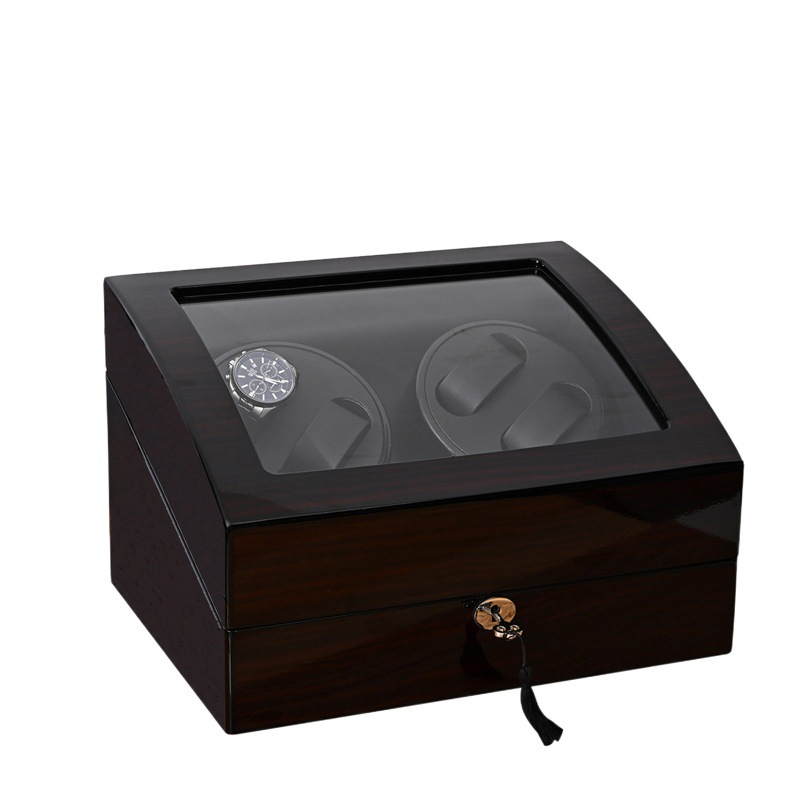 Wholesale 5-speed automatic wooden watch Shaker mechanical watch rotating winding watch display box electric motor watch Shaker
