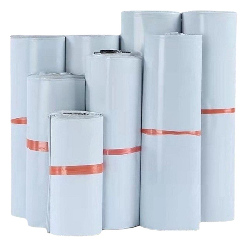 Wholesale semi-new white express bag 28*42 e-commerce logistics packaging bag waterproof thick express bag