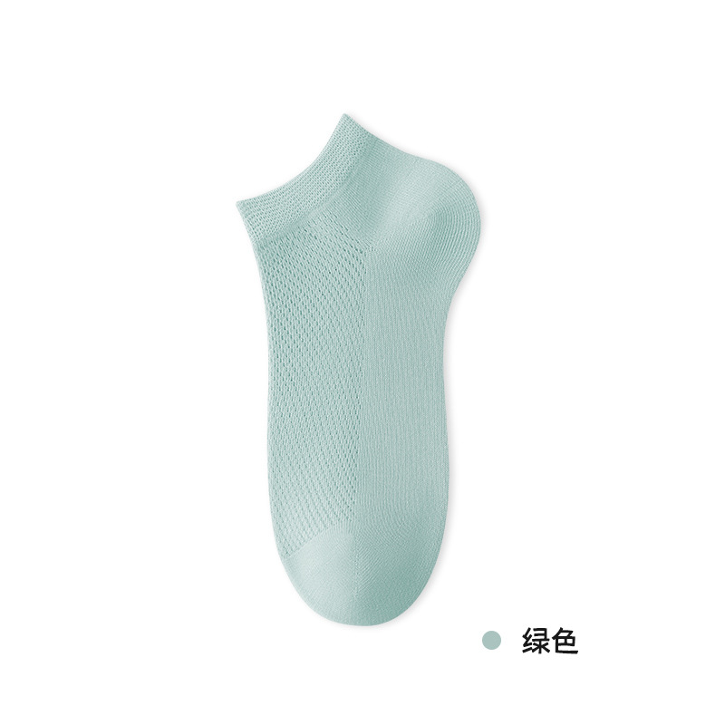 Picture of Socks Women's Boat Socks Do Not Fall with Pure Cotton Women's Socks Summer Thin Mesh Socks Sweat Absorbing Deodorless Bone-free Socks Zhuji Hosiery