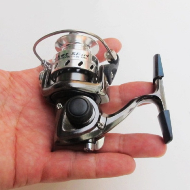 Cross-border Pisces MN100 Small All-metal Arata Fishing Wheel Ice Winter Fishing Wheel Raft Fishing Lua Palm Zhongbao Pen Rod Fishing Wheel