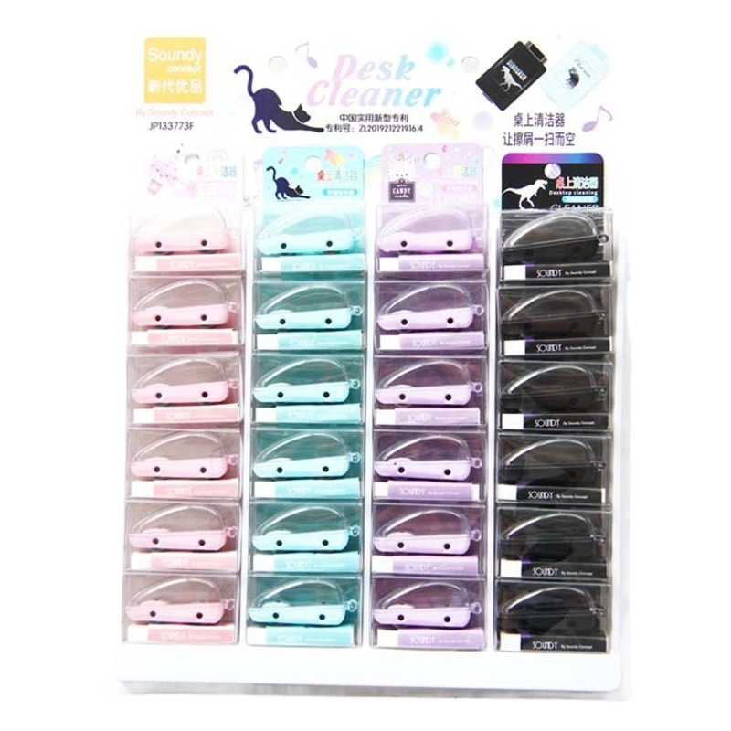 Creative primary school stationery eraser crumb roller cleaner desktop cleaner crumb car Eraser Set