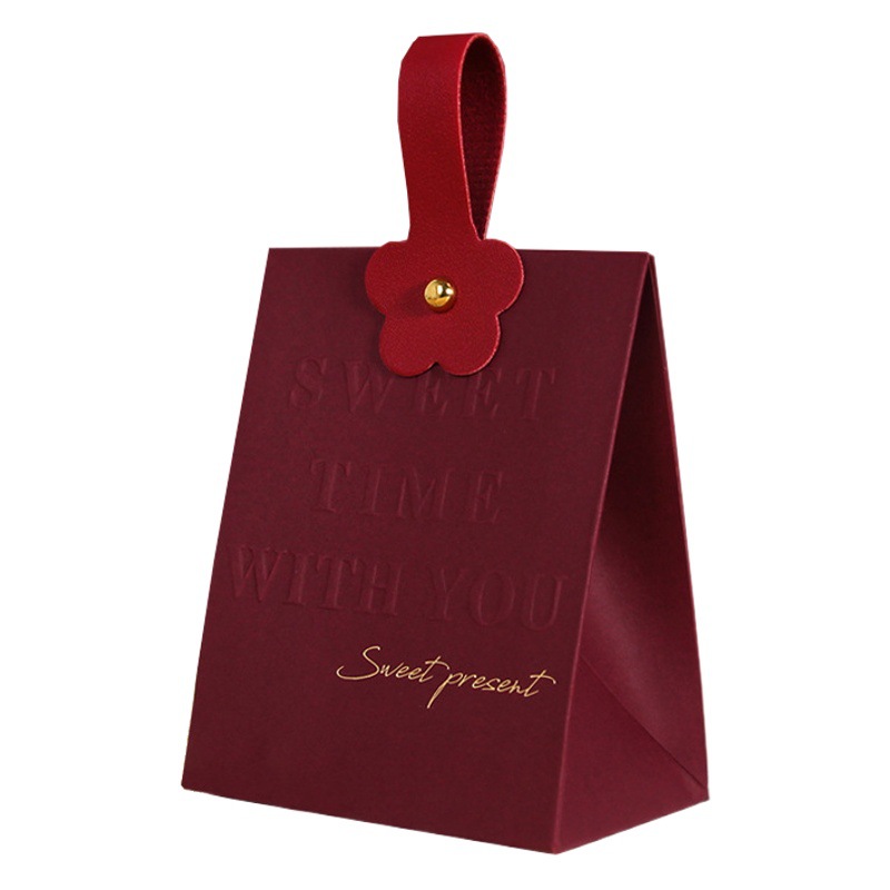 Wedding Candy Box 2025 New High-End European Style Wedding Satchel Wedding Candy Bag Engagement Candy Packaging Box Empty Box
