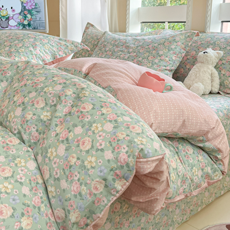 Picture of Pure cotton quilt cover single piece 100 cotton quilt cover children's spring and summer 150x 180x 200x 230 single double quilt cover