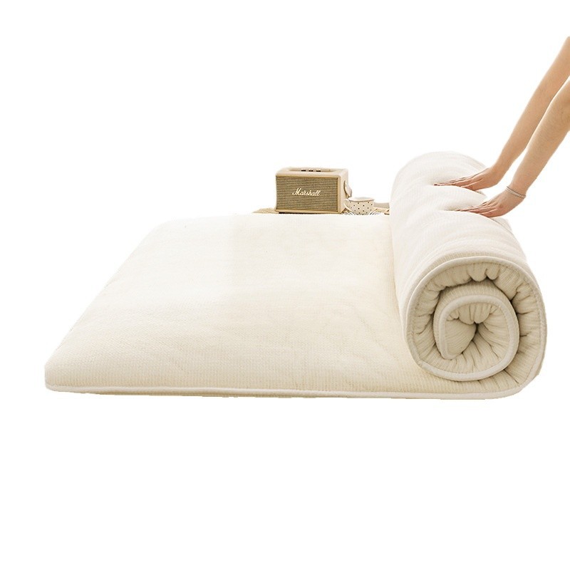 Picture of Pure Cotton Mattress Mattress Cotton Wadding Quilt Dormitory Student Single Foldableing Thickeneded Mat Household Cotton Soft Cushion