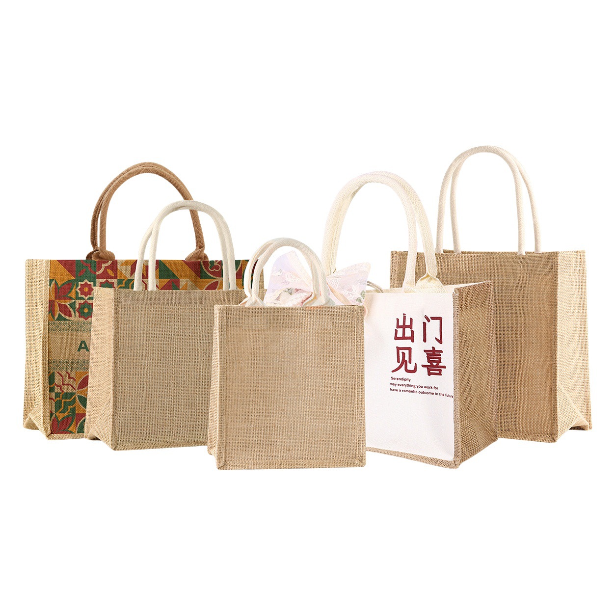 Linen bag custom linen handbag linen handbag wholesale DIY hand painted linen bag hand gift linen bag