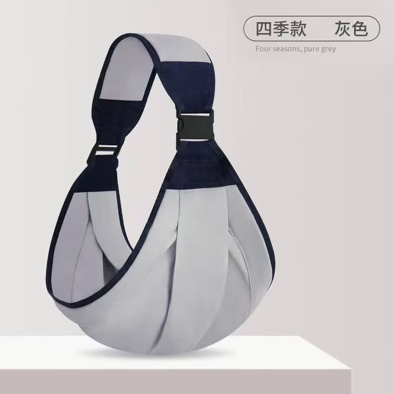 Picture of Baby slings front holding type baby young children go out simple single shoulder light four seasons go out holding baby artifact waist stool