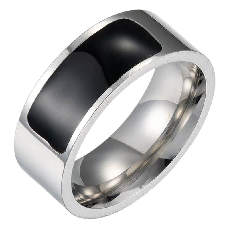 Cross-Border Supply Hand Jewelry New Titanium Steel Nfc Smart Ring Smart Wearable Equipment Jewelry Wholesale