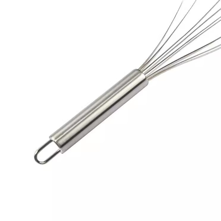 Picture of Factory wholesale 8-inch 10-inch 12-inch stainless steel manual eggbeater kitchen blender cake baking tool