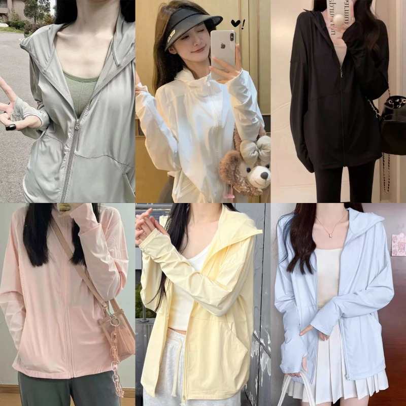 Sports Slimming Look Summer Sun Protection Clothing for Women 2025 New Outdoor Jacket Anti-Uv Breathable Cool Sun Protection Clothing