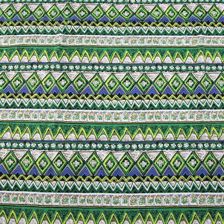 Picture of Hemp cotton digital printed fabric Yunnan Lijiang printed cotton linen fabric ethnic style retro Bohemian fabric