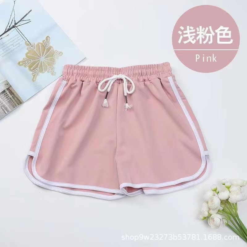 Picture of New Sports Pants Women's Korean-style Student Loose Outer Wear Casual All-match Pants High Waist Slimming Wide Leg Shorts Summer