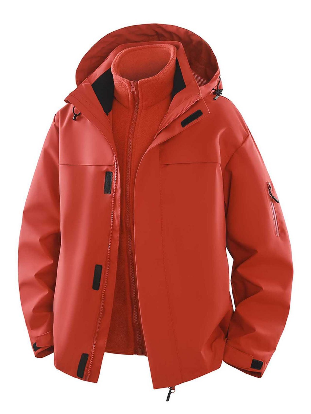 Outdoor Jacket for Men and Women Three-In-One Detachable Outdoor Autumn and Winter Two-Piece Waterproof and Windproof Mountaineering Jacket Trendy