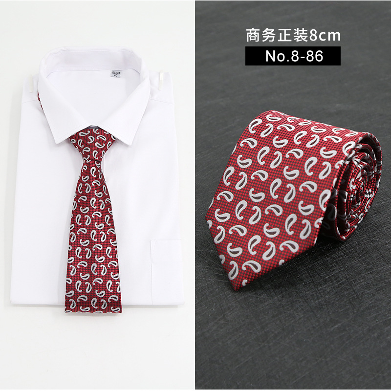 Picture of New Style Tie Men's Formal Business Casual Simple Style Solid Color Striped Arrow-Shaped Tie Manufacturer Ready Stock Wholesale