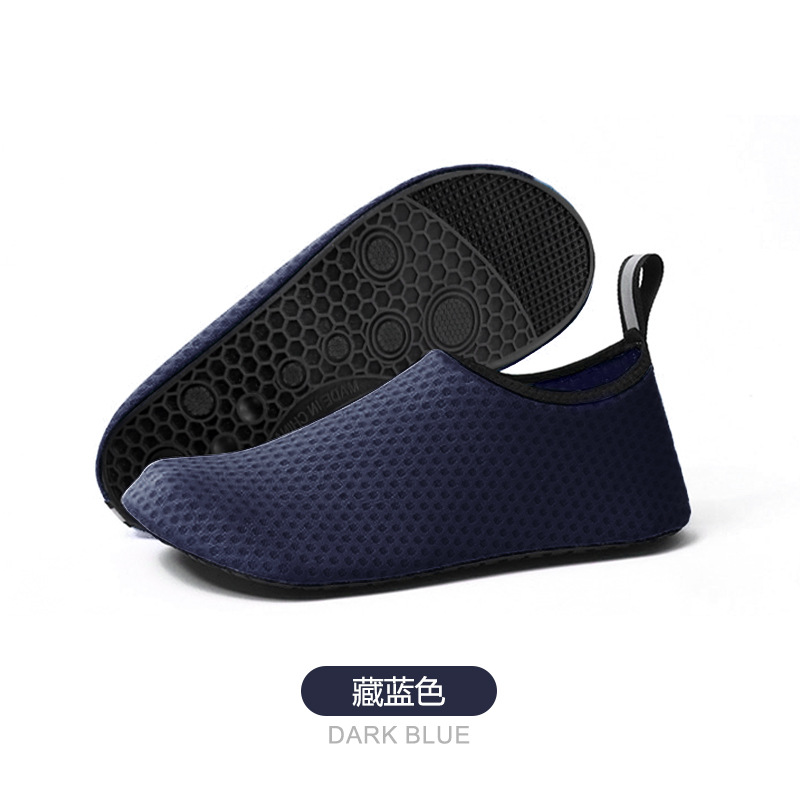 Picture of Adult Beach Snorkeling Shoes Diving Shoes for Women Couple Wading Swimming Shoes Red Tracing Creek Foot Soft-soled Skin-sticking Shoes for Men