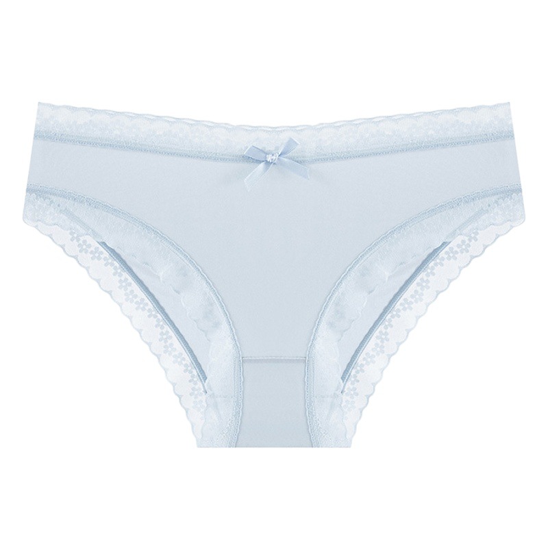 Separate Bag Thin Women's Underwear Pure Simple Breathable Comfortable Skin-Friendly Naked Ice Silk Mask Girl's Briefs