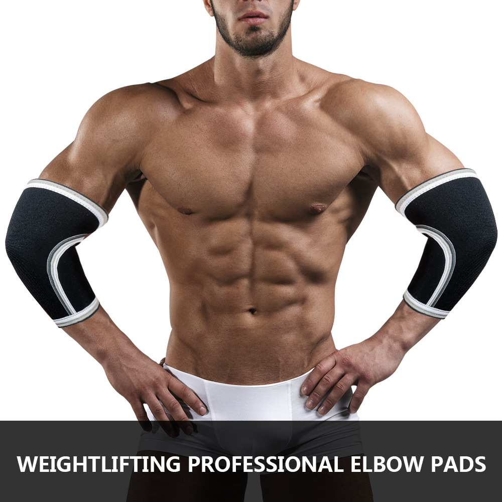 Strength Lifting Elbow Protection Equipment Training Hercules Fitness Elbow Protection Heavy Weight Lifting Squat Bat Pressing 7mm