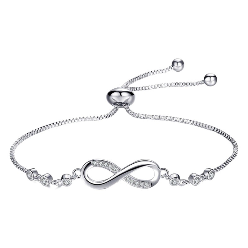 Weiwan wish European and American fashion bracelet adjustable 8-shaped women's bracelet personalized fashion jewelry factory wholesale
