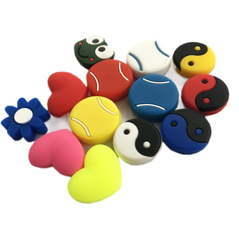 Long Built-In External Shock Absorber Silicone Tennis Racket Squash Racket Shock Absorber Shock-Proof Elastic Silicone