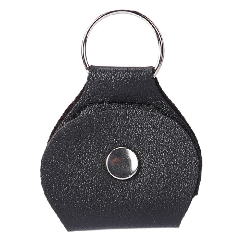 Guitar pick portable keychain PU leather case travel leather case musical instrument accessories wholesale