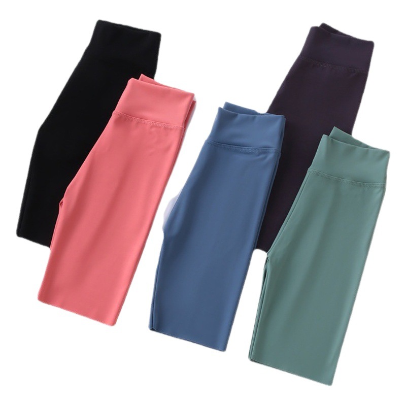 Children's Outer Wear Girls' Five-Point Shark Pants Korean Style Stretch Summer Tight Shorts Girls' High Elastic Yoga Leggings