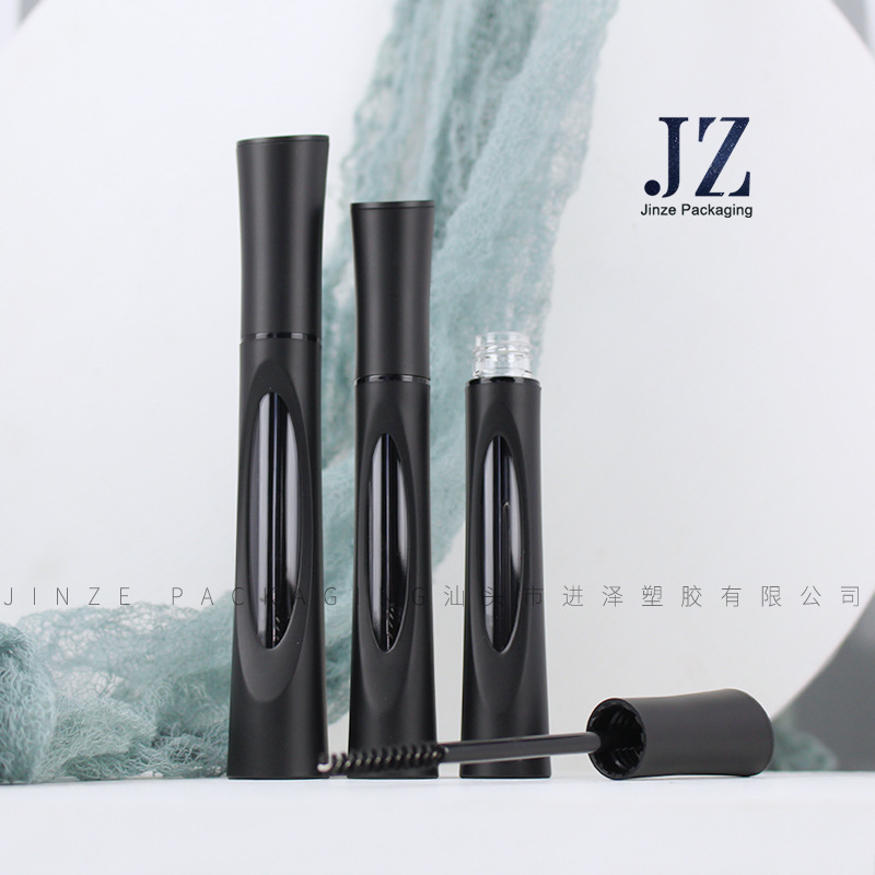 Jinze Black Hollow Eyelash Tube Beauty Makeup Eyebrow Raincoat Container Liquid Lipstick Wrap Material Eyelash Growth Bottle