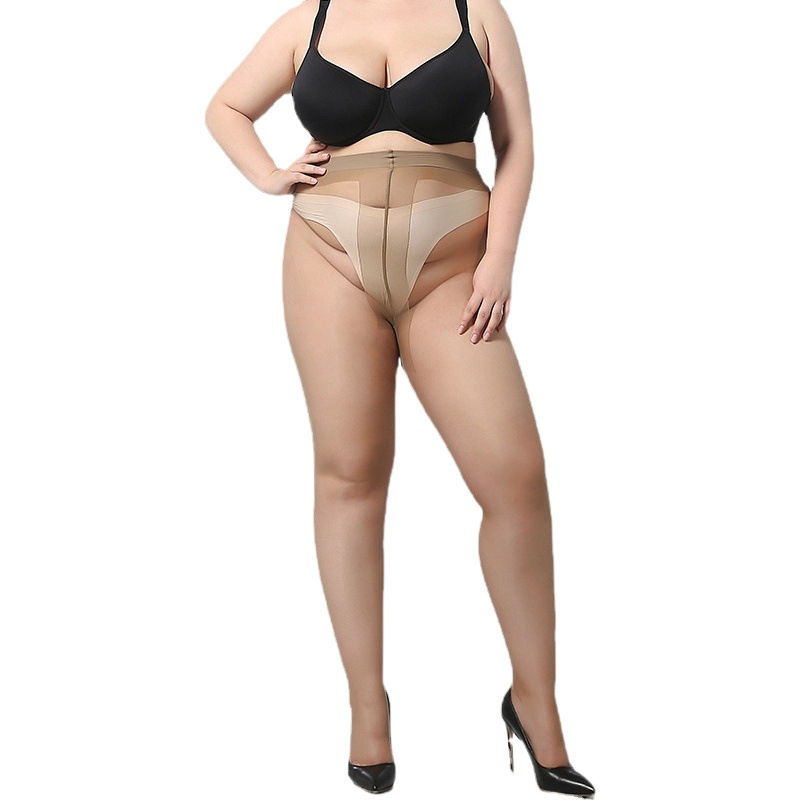 Cross-border exclusive for Bones 8D Mobi velvet T crotch fine soft arbitrary cut English outfit plus fat increase stockings women