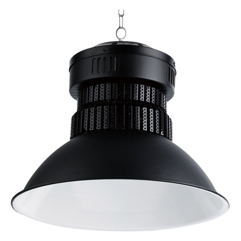 Led Industrial and Mining Lamp High Power Black Fin Workshop Warehouse Factory Chandelier Indoor Stadium Lighting
