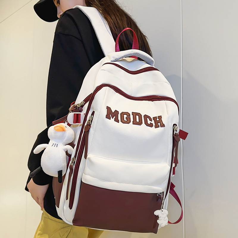 Picture of Schoolbag 3-6 grade primary school student girl letter backpack junior high school student college student custom wholesale backpack