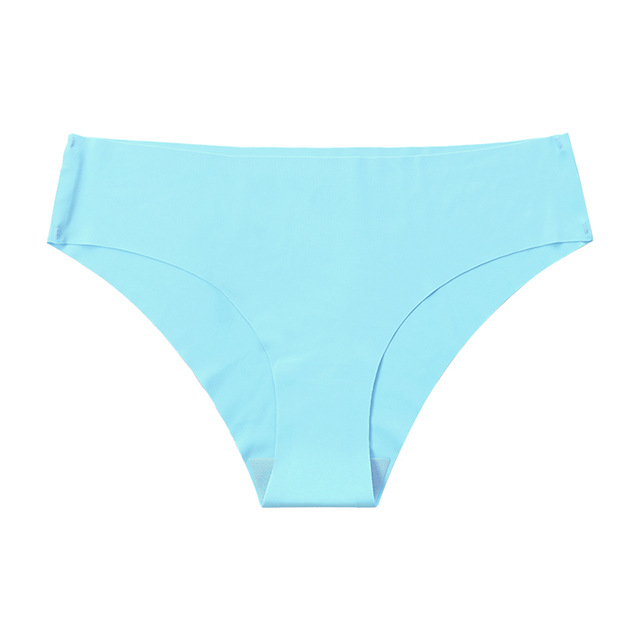 Picture of Cross-Border Seamless Ice Silk One-Piece Girls' Underwear European and American Large Size Pure Cotton Crotch Breathable Women's Briefs Wholesale