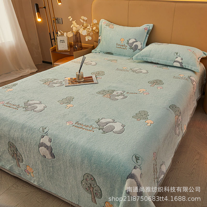 Picture of Blanket Coral Fleece Cover Blanket Flannel Blanket Cartoon Sofa Blanket Single Bed Sheet Single Air Conditioning Nap Blanket Quilt