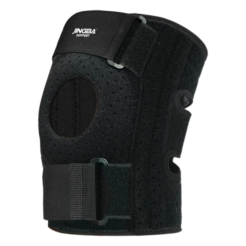 JINGBA knee pad outdoor sports running cycling silicone anti-skid anti-collision spring support professional protective gear wholesale