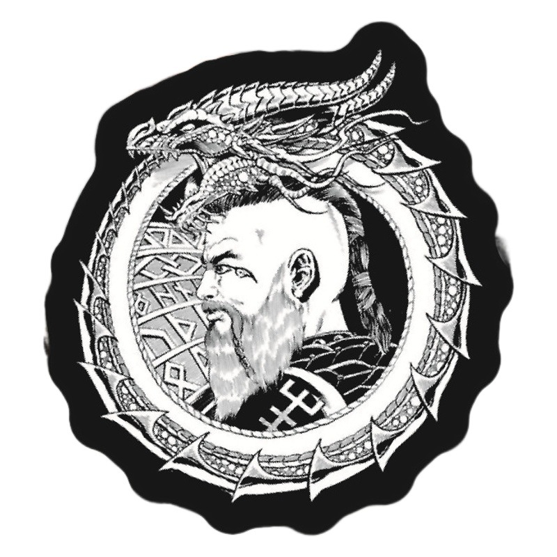 Picture of 50 new retro viking personality totem graffiti stickers trolley case motorcycle Journal stickers wholesale
