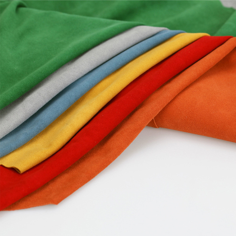 Suede Leather Fabric for Export to Europe and America for Autumn and Winter Shoes, Shoe Uppers, Gloves, and Genuine Suede Leather Materials for Shoes, European and American Export Models