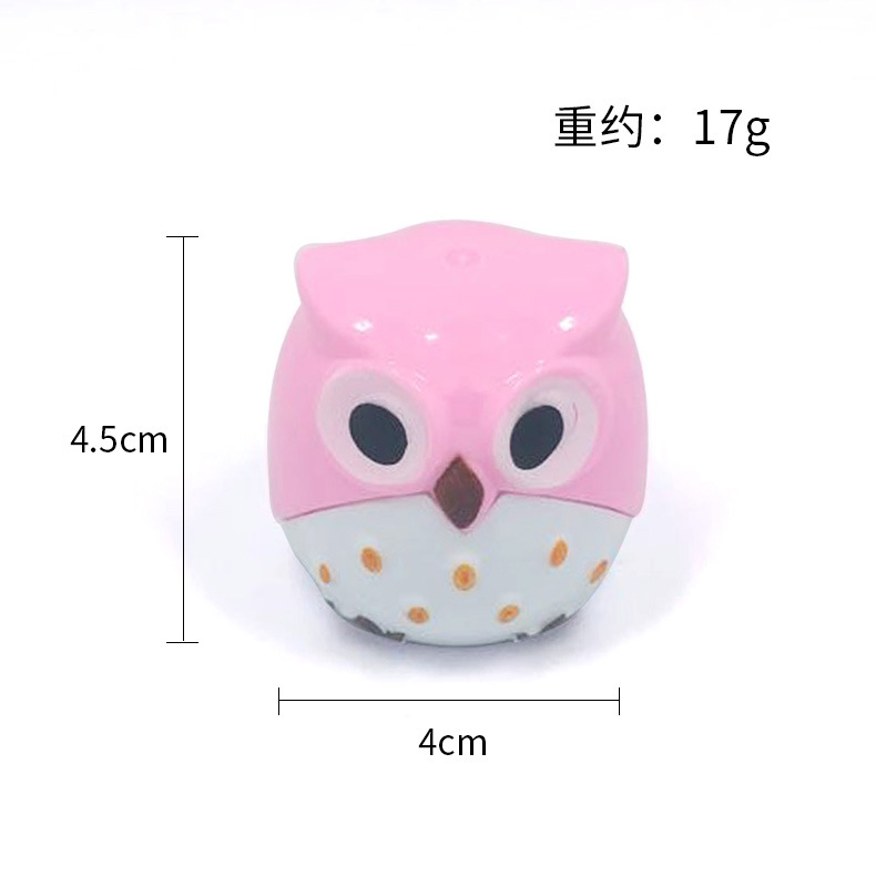 Picture of Creative cute cartoon owl pencil sharpener double hole pencil sharpener student pencil sharpener pencil sharpener wholesale