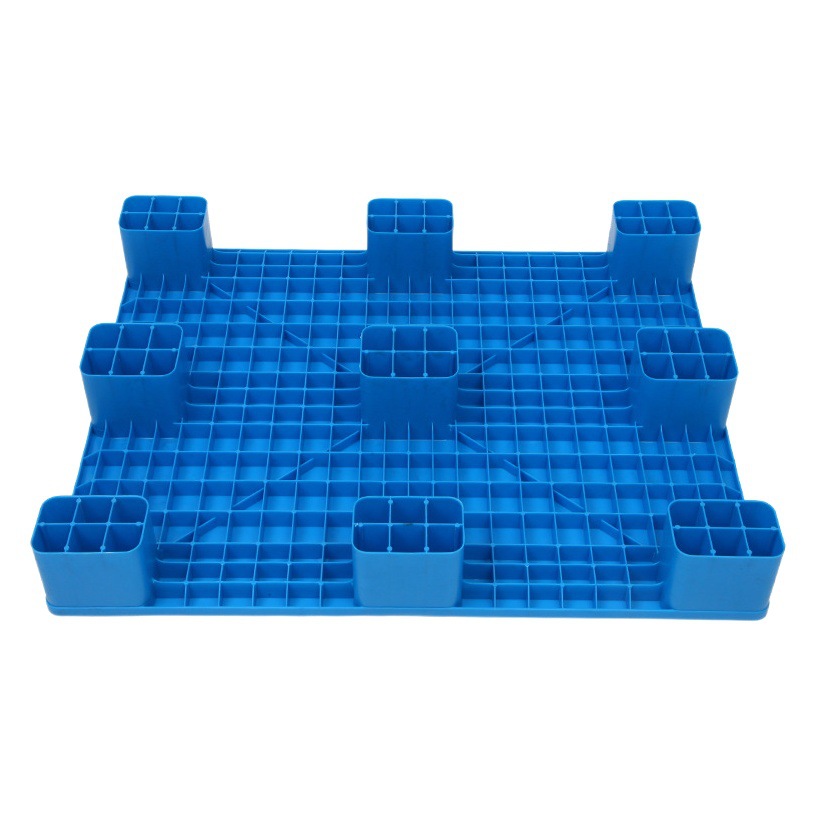 1008 flat nine-leg plastic tray in stock warehouse pile moisture-proof base plate forklift special plastic tray card board