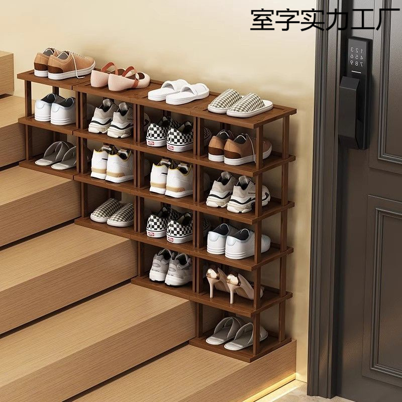 Stair Shoe Rack, Stepped Narrow High Doorway Storage Rack, Shoe Rack, Corner Entrance Door Shoe Cabinet