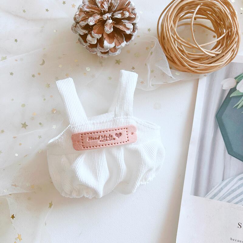 Picture of Hot selling one-shoulder bib pants 20cm cotton doll normal body fat body clothing accessories in stock