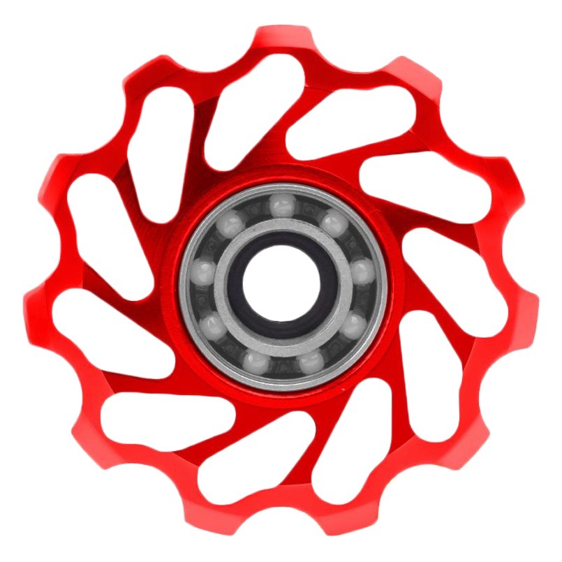 Mountain bike rear dial guide wheel ceramic bearing Peilin metal 11t13t transmission chain guide tension wheel