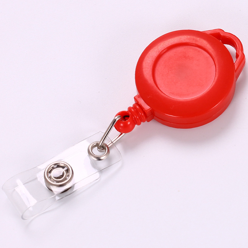 Picture of Autumn Rain 15mm Ribbon Square Ear Plastic Easy Pull Buckle Certificate Lanyard Easy Pull Breast Card Telescopic Buckle Telescopic Buckle