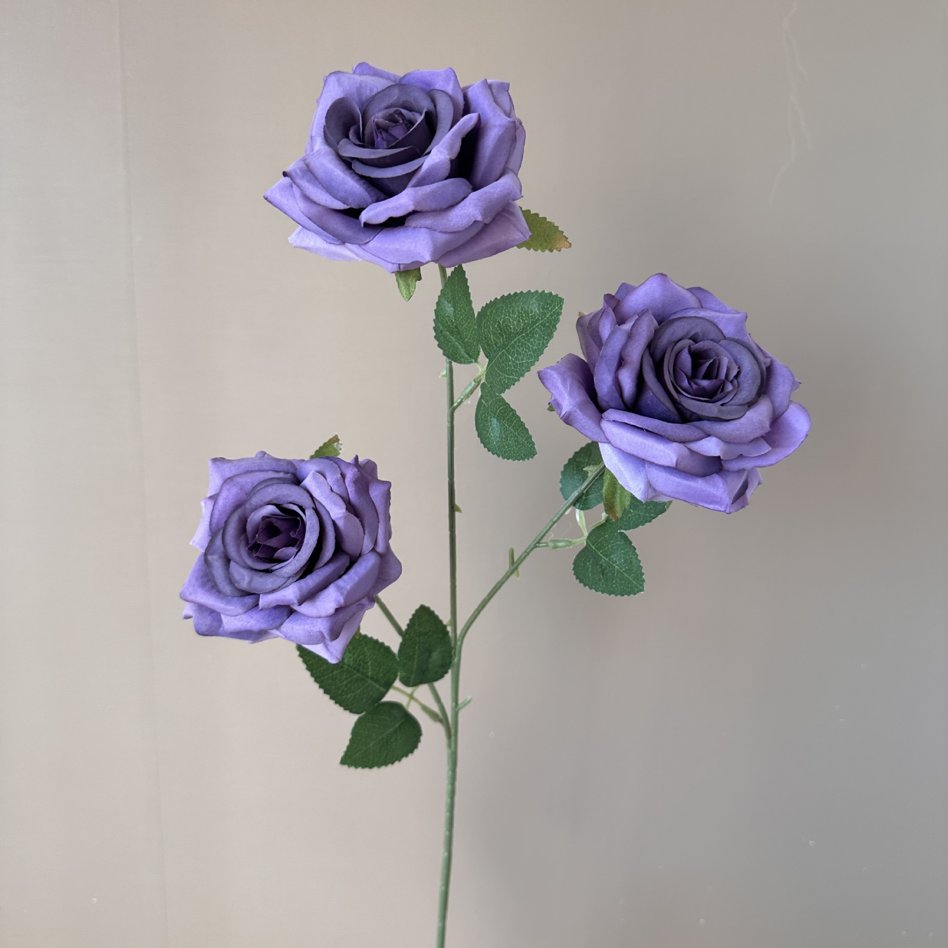 Picture of New 3-Head Diamond Rose Artificial Flower Wedding Hall Decorative Flower Artificial Flower Amazon Export Bouquet Rose Flower