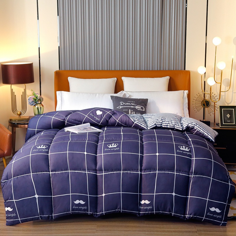 Picture of Quilt Spring and Autumn Quilt Core Quilt Winter Quilt Single Student Dormitory Autumn and Winter Thickened Four Seasons Universal Bedding Double