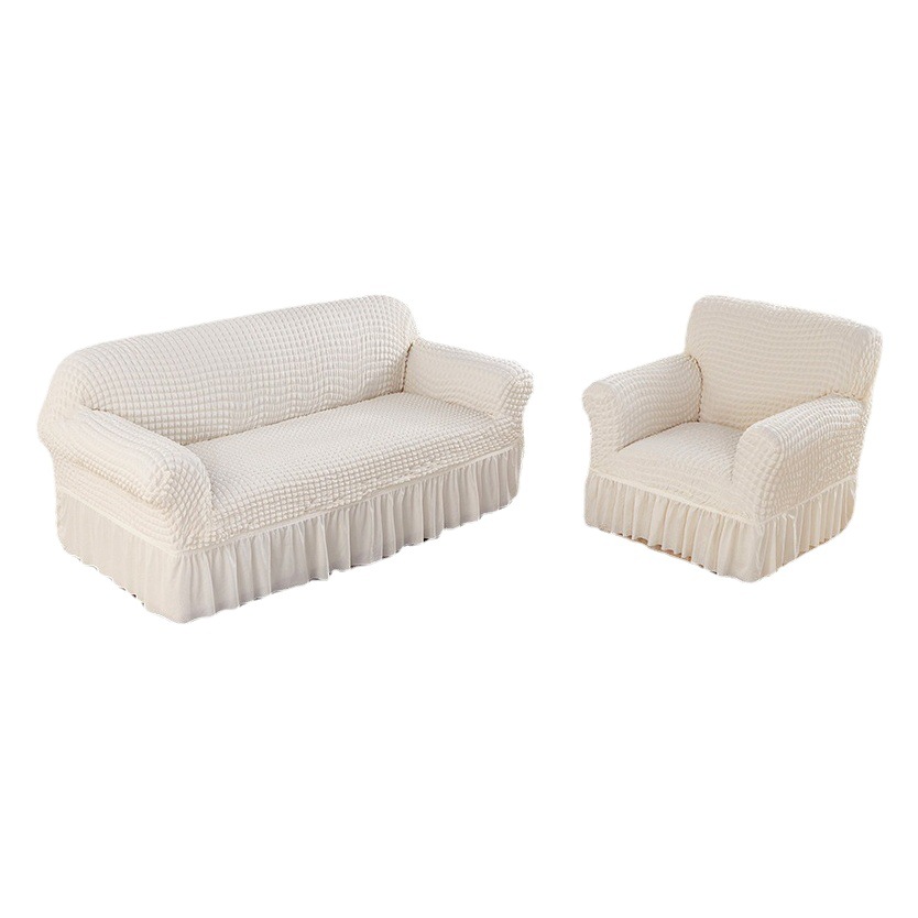 Bubble sofa cover skirt Amazon foreign trade universal sofa dust cover elastic thickened sofa cover manufacturers wholesale