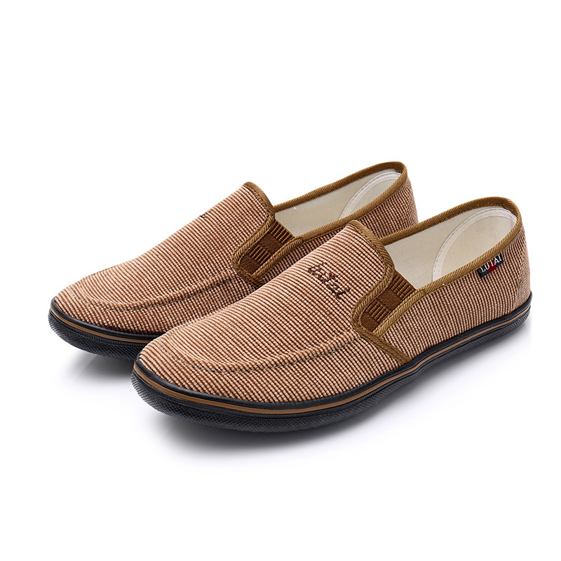 Picture of Lutai Spring and Autumn Men's Casual Shoes Labor Shoes Work Shoes Low-top Outdoor Morning Practice Shoes Lightweight Breathable Velvet Walking Shoes