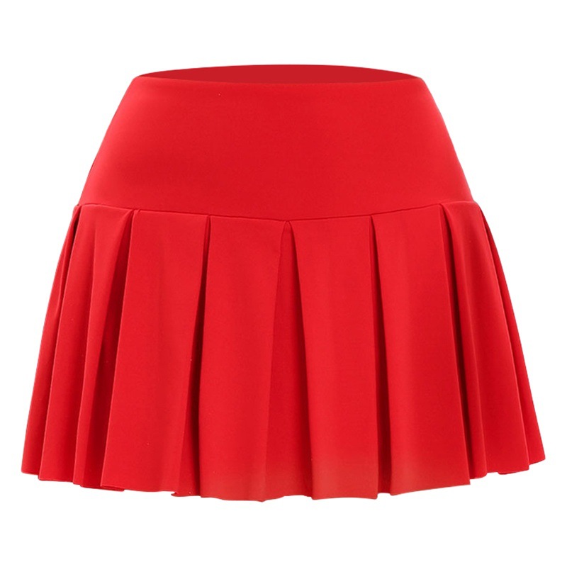 Sun Protection Running Sports Short Skirt with Bottoming Quick-Drying Yoga Tennis Skirt Golf Badminton Dance Pleated Skirt
