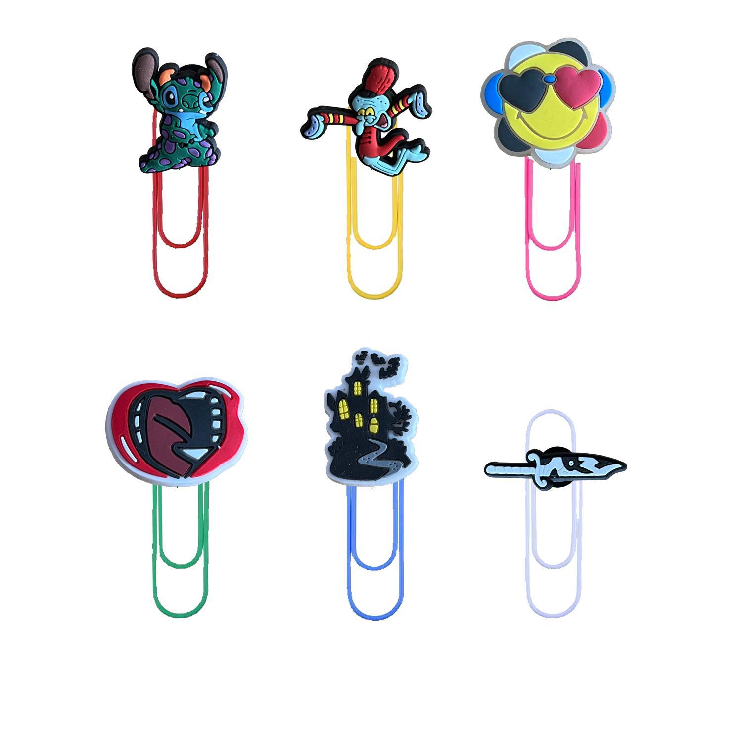 Amazon New Product Paper Dunhuang PVC Decorations Bookmark Page Clip Stationery Office Supplies Creative Cute