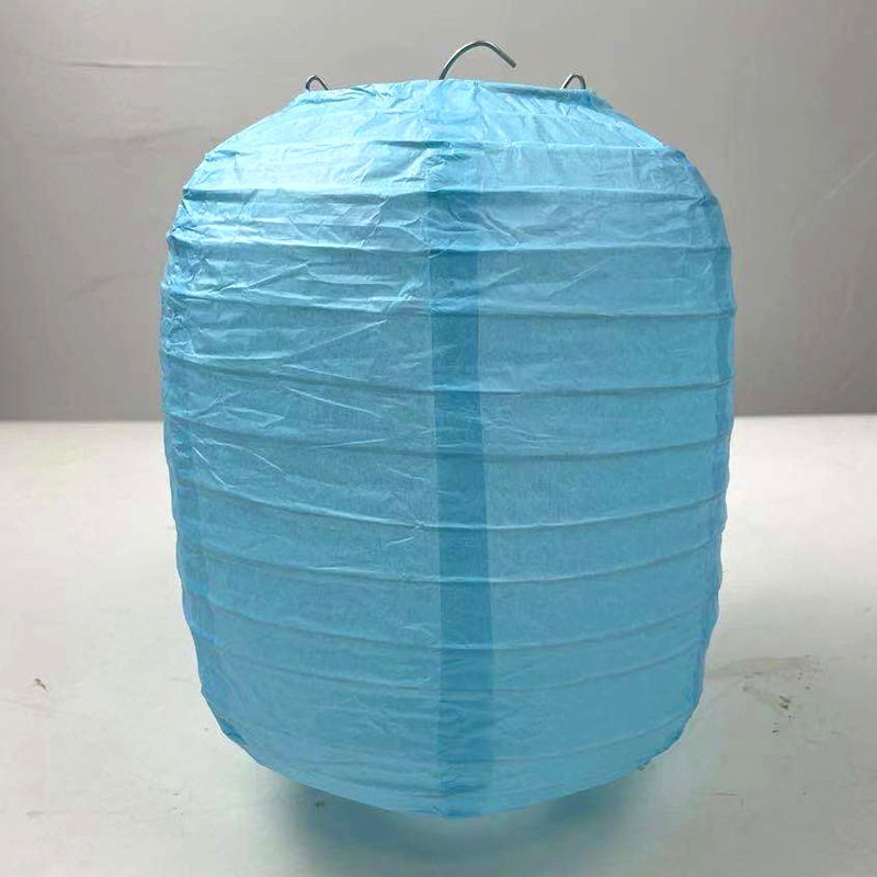 Picture of Japanese Style Wax Gourd Paper Lantern Foldable Antique Hand-painted Luminous Lampshade Bar Restaurant School Decoration Hanging Ornament